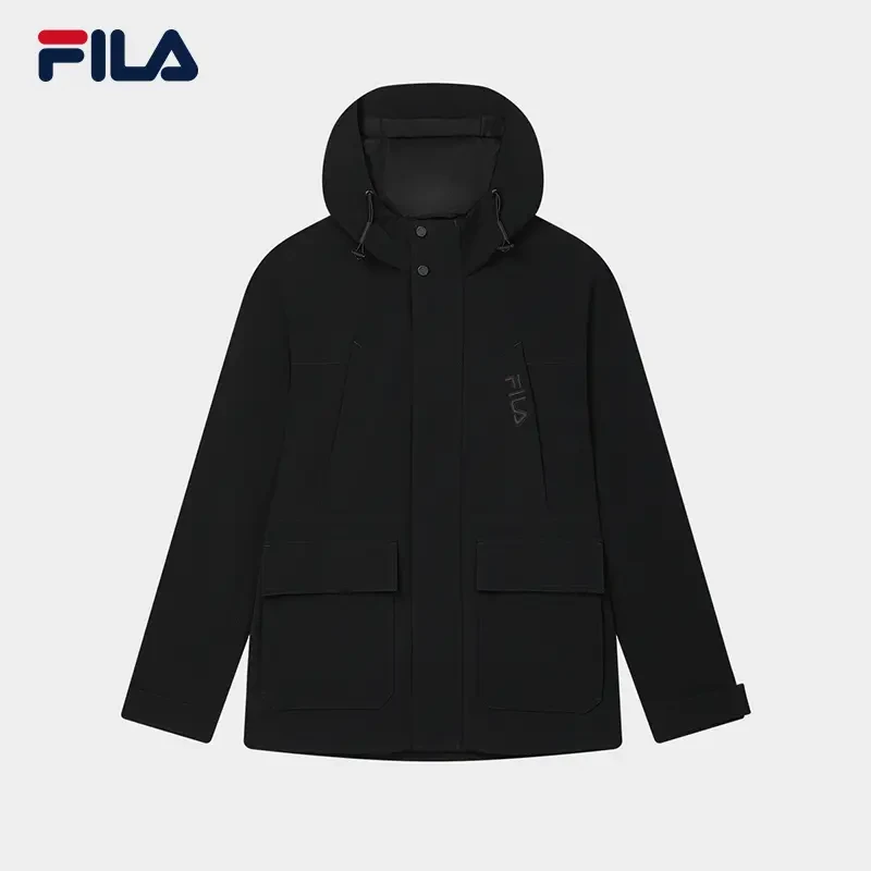 Fila/斐乐男春季新款【连帽夹克梭织】时尚运动百搭外套F11M518713F