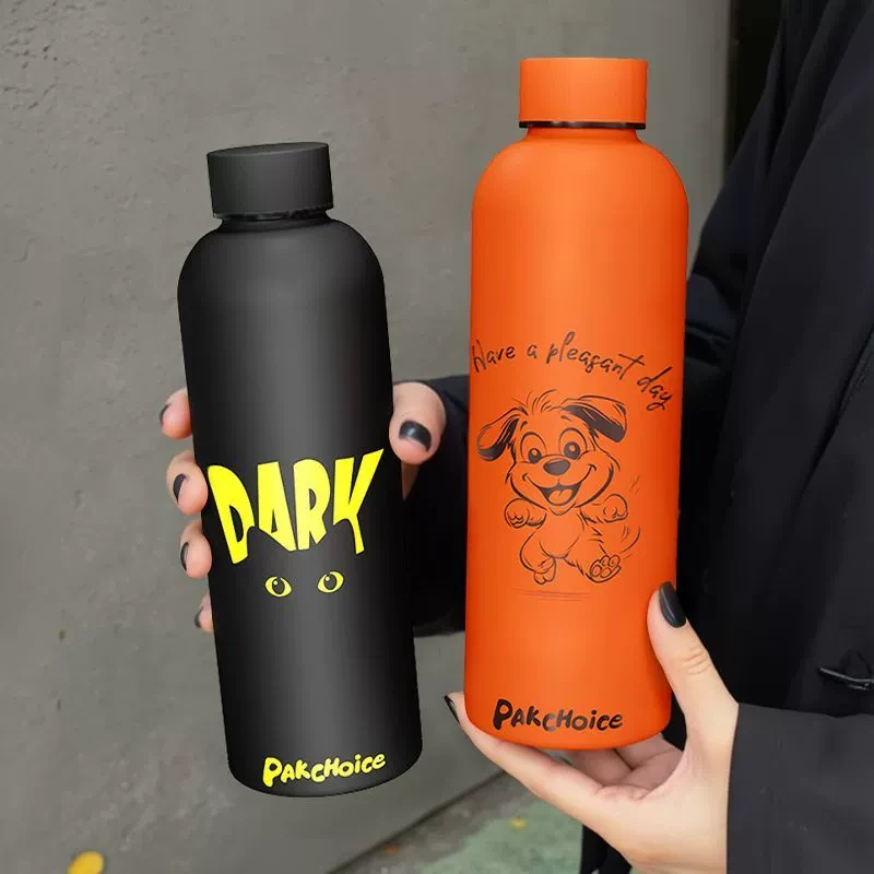 保温杯水壶大容量学生高颜值简约个性健身便携式男女士保冷水杯子