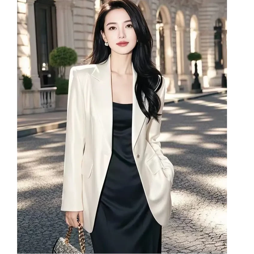 2025新款上班通勤职业高级感超好西装裙子气质干练高端两件套装女
