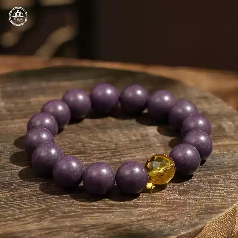 新【紫气东来香方】青城山古法非遗合香珠天然制作手串手持手链