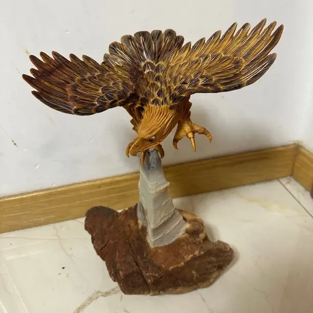 根雕大展宏图摆件，纯手工雕刻，家居客厅办公室会所摆放收藏佳品