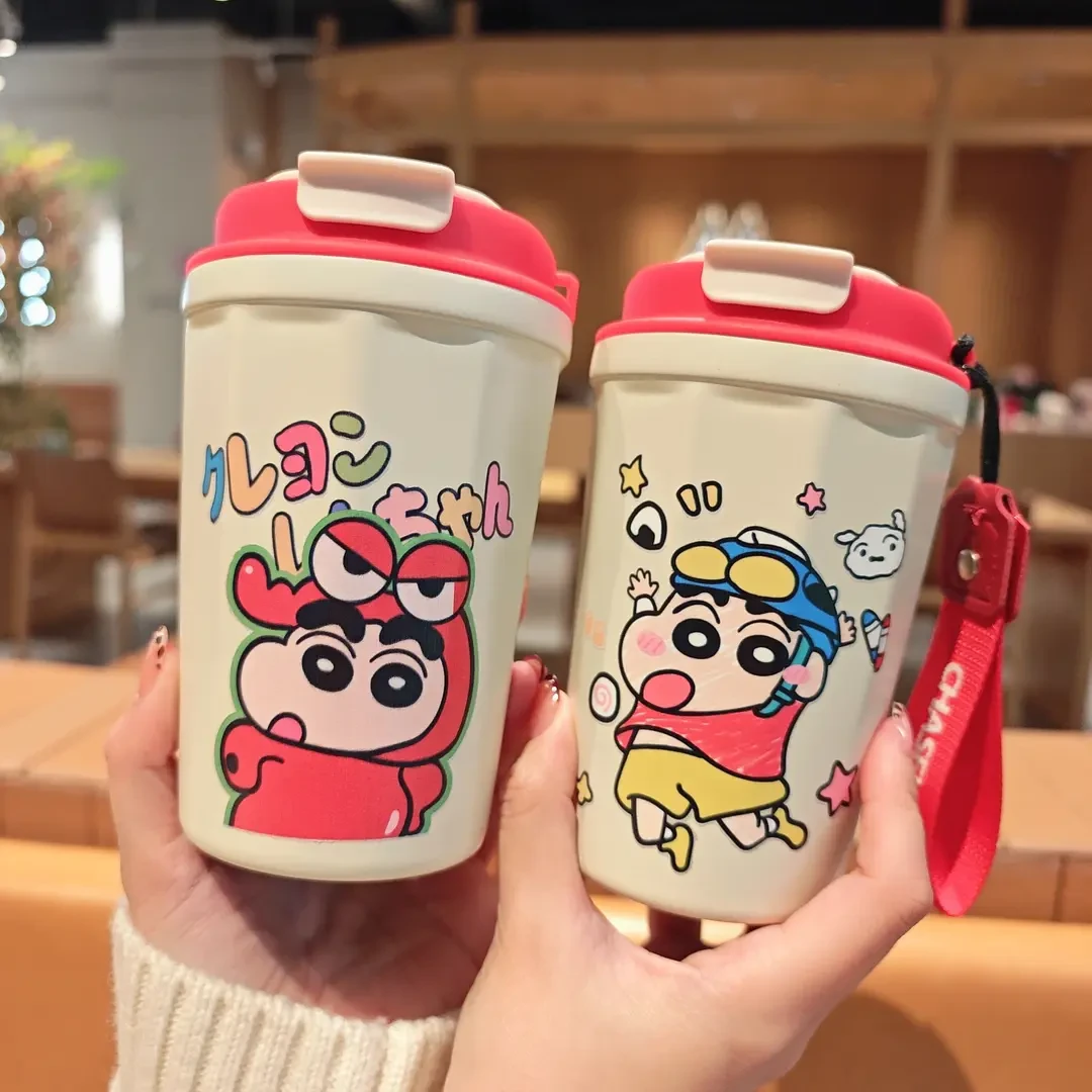 【小雨专属】2025爆款高颜值卡通情侣闺蜜陶瓷可乐咖啡杯直饮保温杯