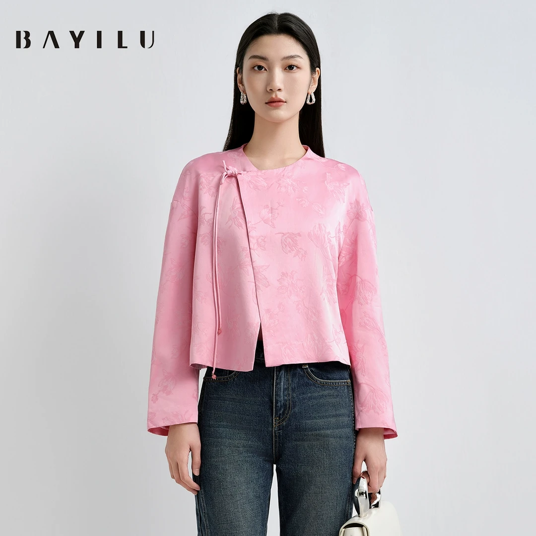 【尚雅】芭依璐2025春季新款短外套时尚设计师91W5661