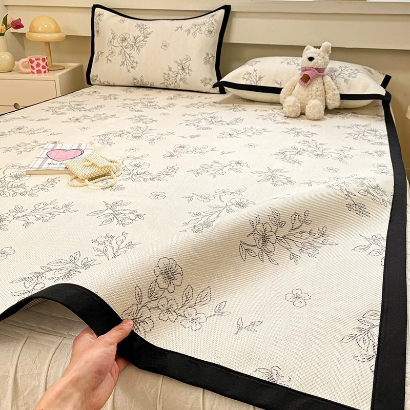 夏天冰藤凉席床垫2025新款凉感床单宿舍可机洗单人空调席子夏凉垫