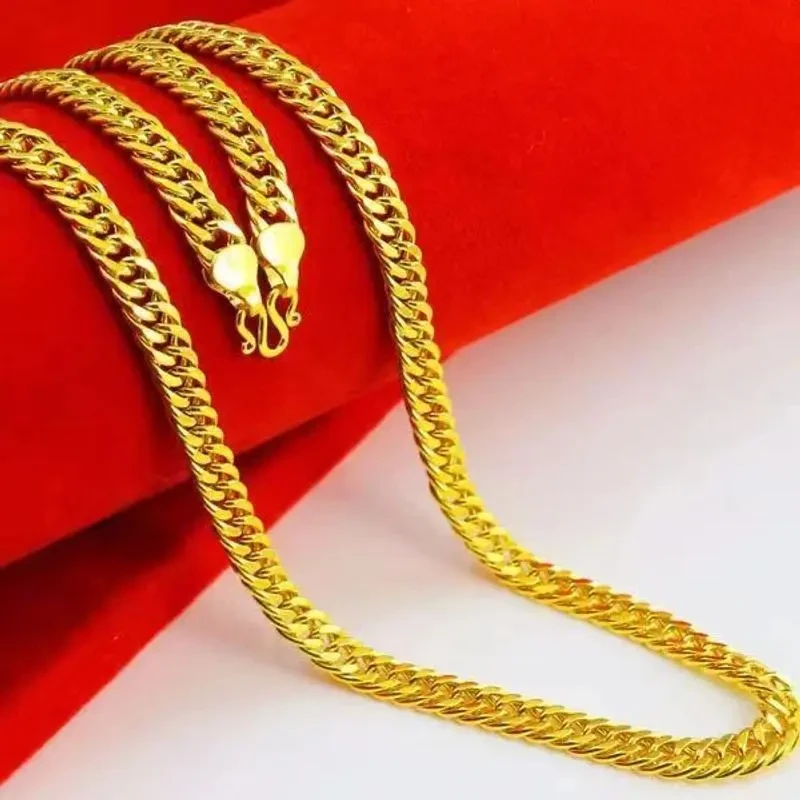 合金项链 合金项链 【孟加拉赤金】老板项链新款男士首饰店铺男款时