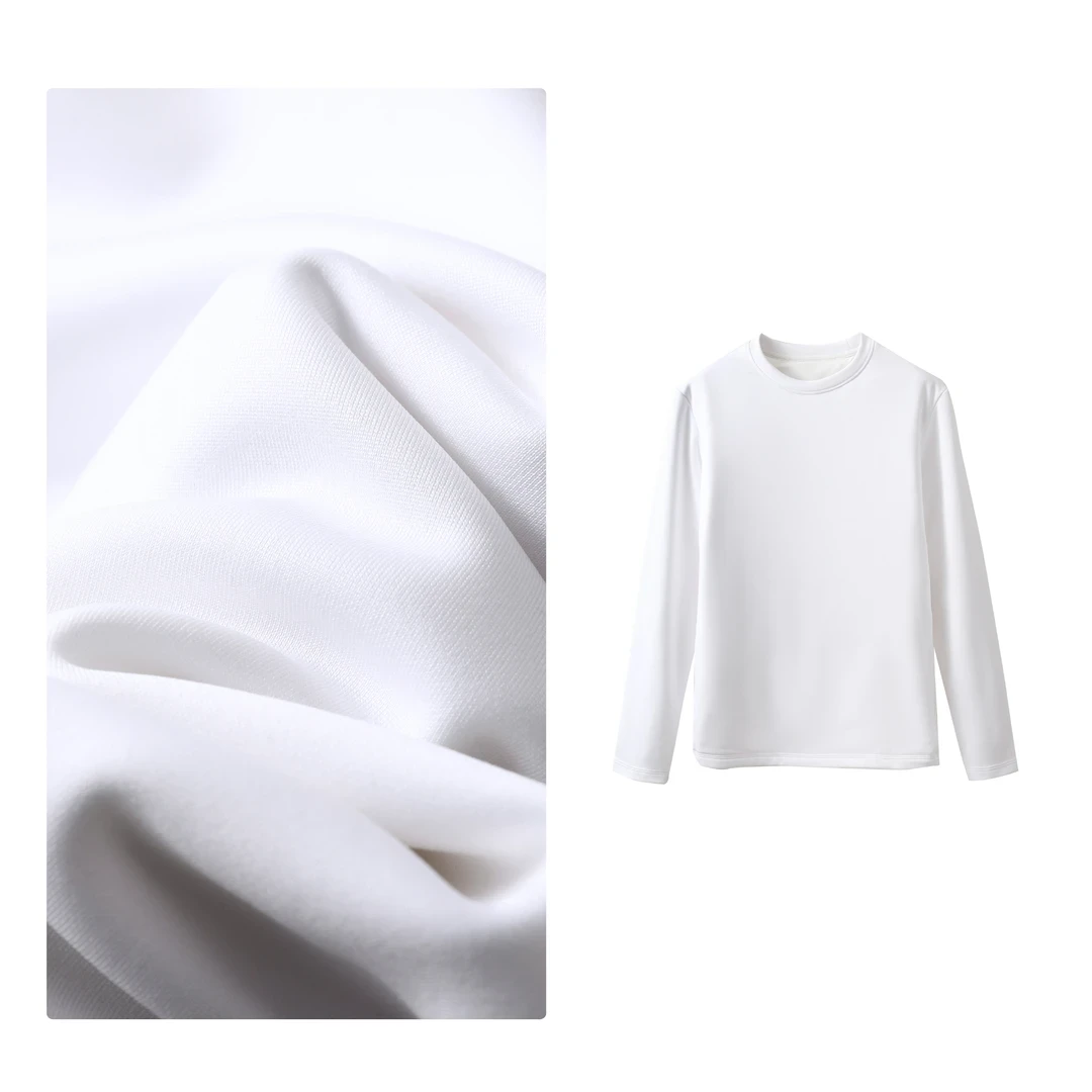 秋冬男士长袖羽绒T恤鹅绒舒适内搭休闲百搭保暖上衣YQ00112