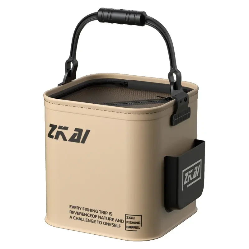 折叠鱼护桶路亚野钓便携装鱼桶加厚手提活鱼桶钓鱼水桶户外鱼箱