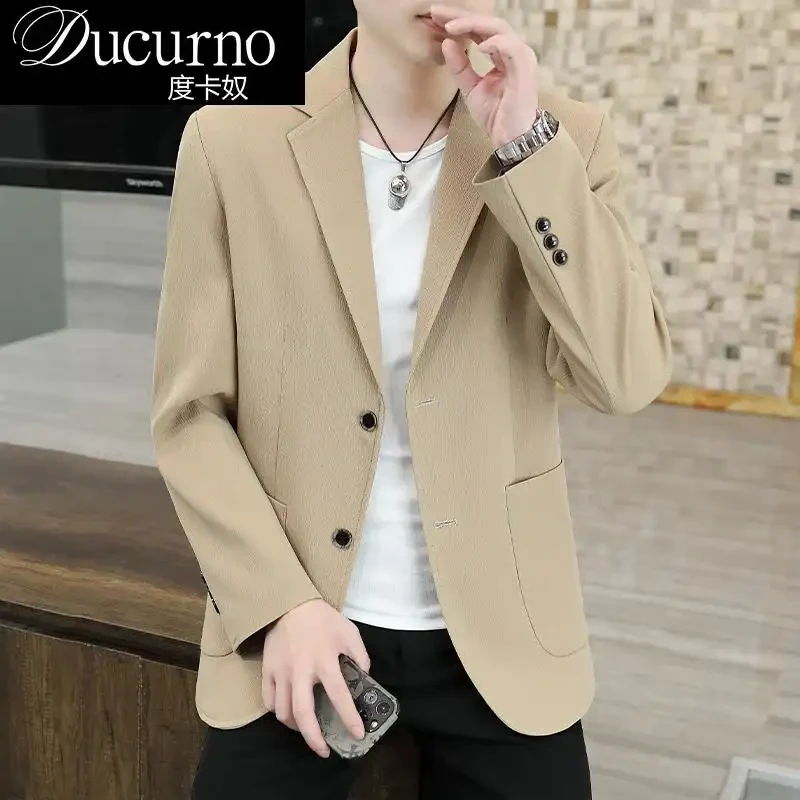 韩版西装外套男士休闲潮流单西上衣高品质新款商务免烫小西服男装