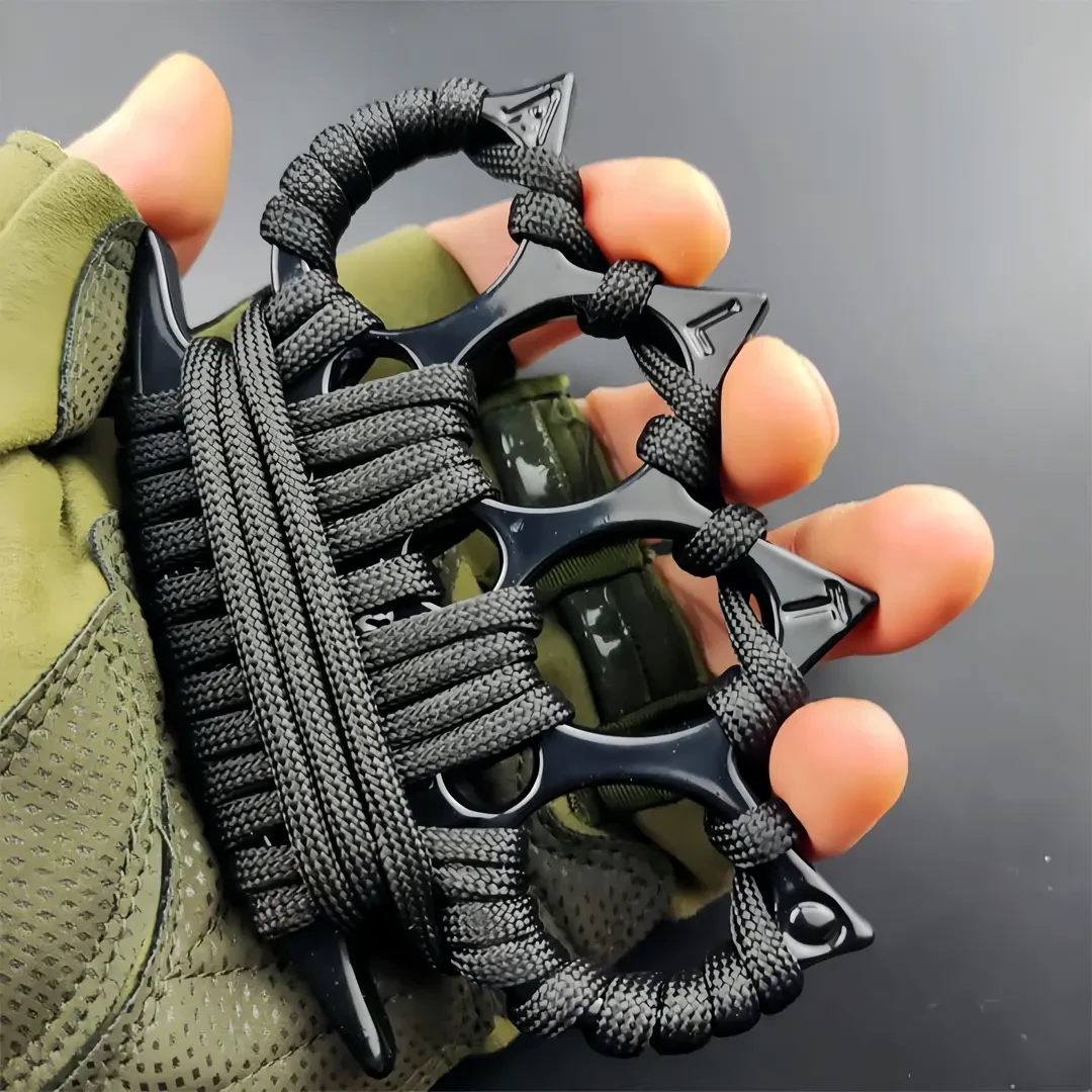 指虎防身器防身防爆防卫手撑指环虎拳加厚指扣四指车破窗工具F281