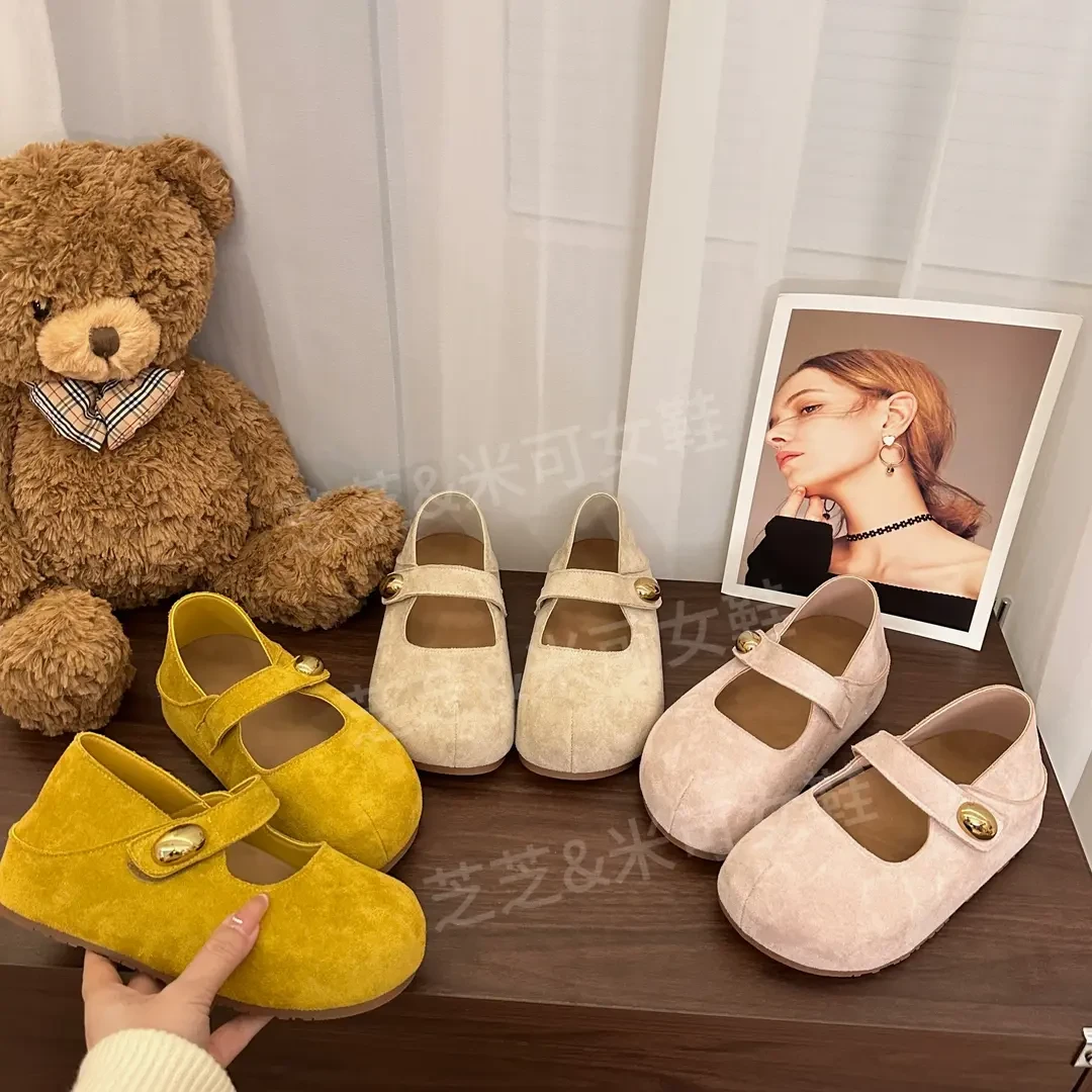 新款春季百搭休闲时尚增高厚底松糕鞋金属扣小个子女士外穿潮流鞋