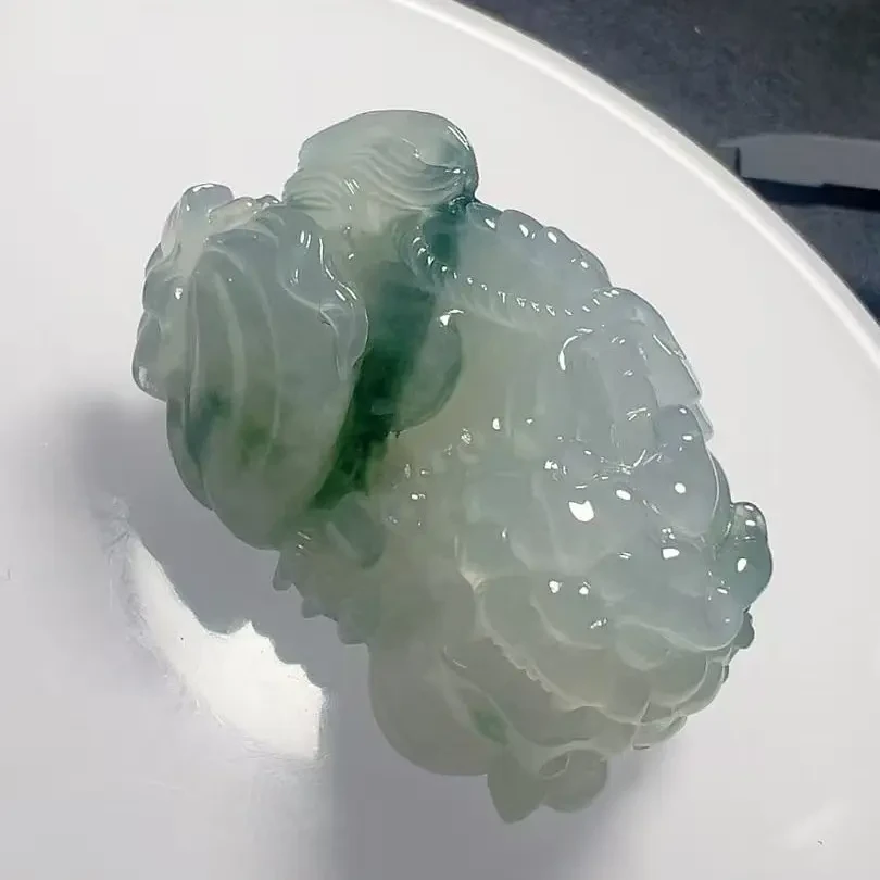 天然缅甸A货貔貅翡翠