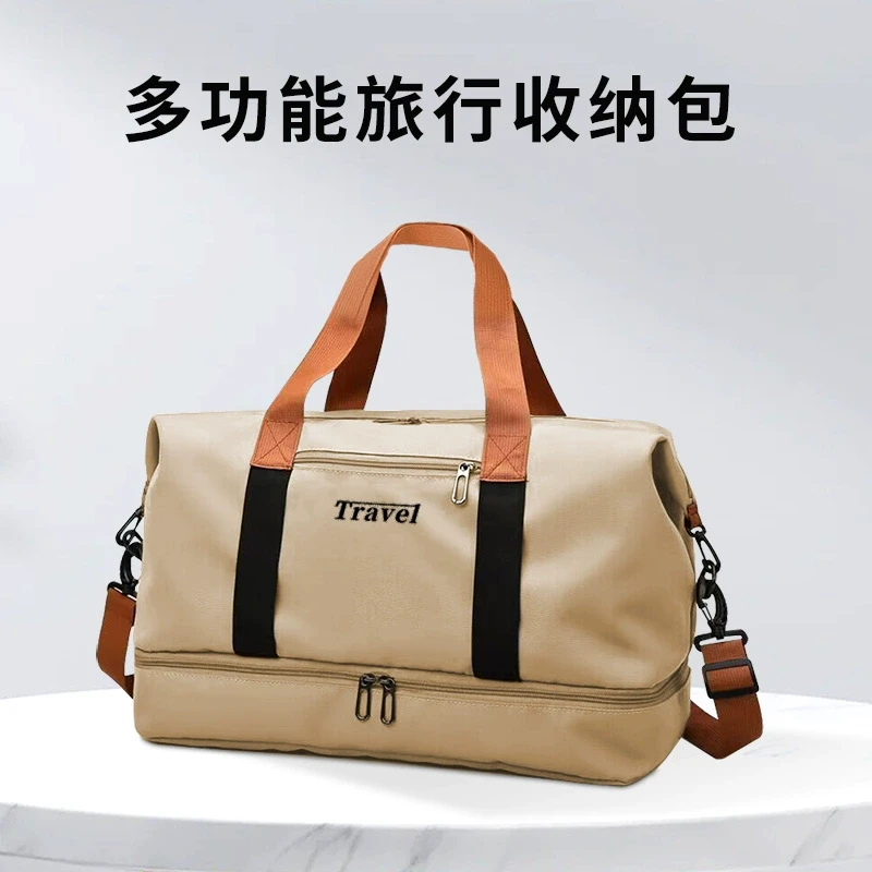 开学拉杆箱行李袋手提旅行包运动健身挎包大容量衣物收纳袋子Tkv