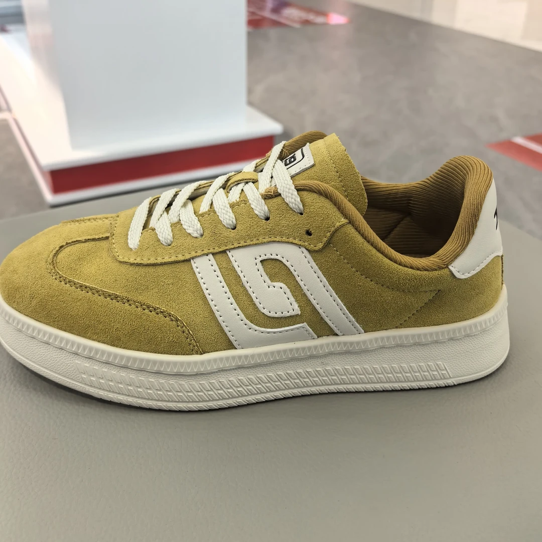 复古德训男士秋冬加绒保暖平底百搭休闲板鞋