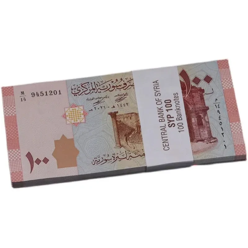 【100张整刀】叙利亚100镑 全新保真 外国钱币 纸币 世界各国货币