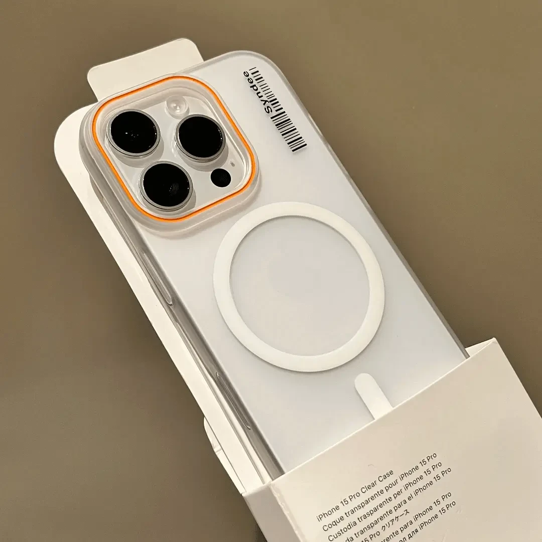 磨砂磁吸冰雾适用苹果16promax手机壳防指纹苹果15全包14男13女12