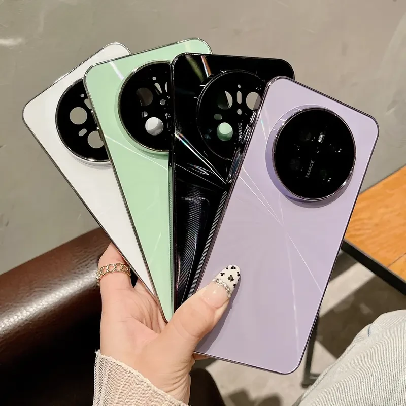 适用华为mate70/70pro手机壳CD纹镭射电镀防滑条镜头全包防摔简约