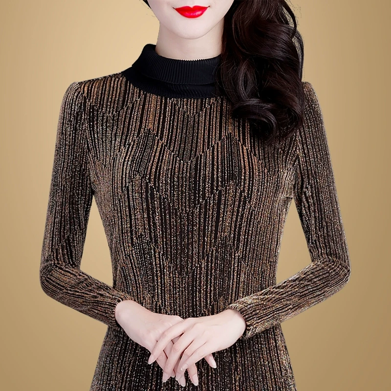 4203弹力小衫长袖加绒【剩2XL、3XL、4XL】4694