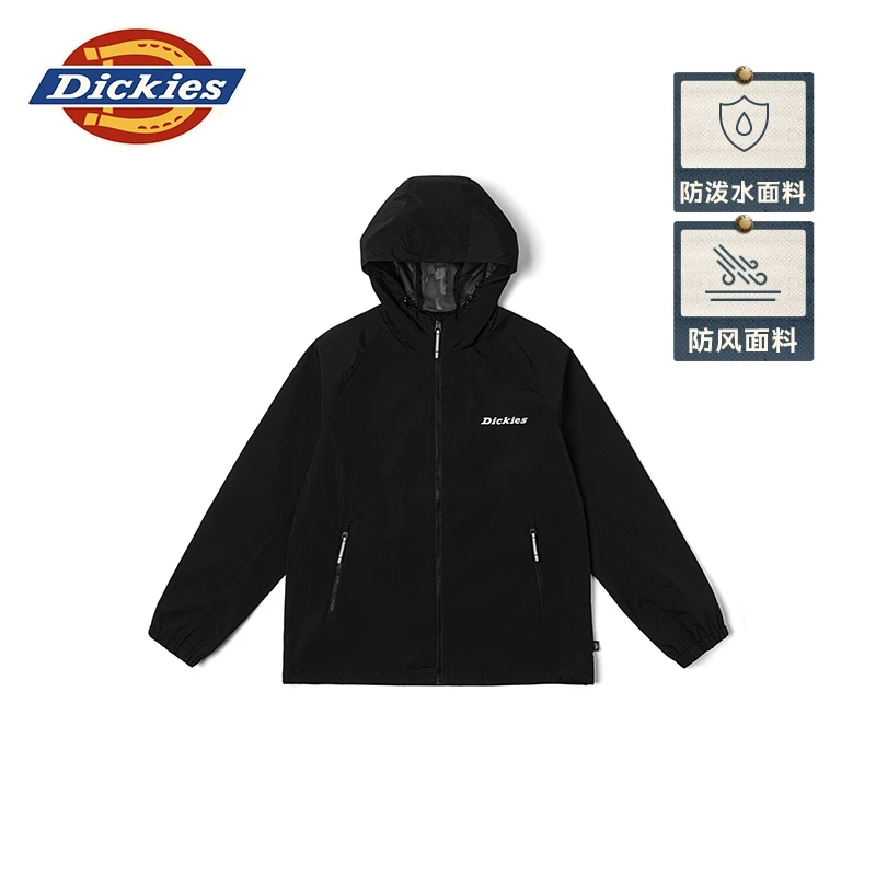 Dickies25年新品 户外风格防风防泼水休闲连帽夹克情侣DK0A87FD