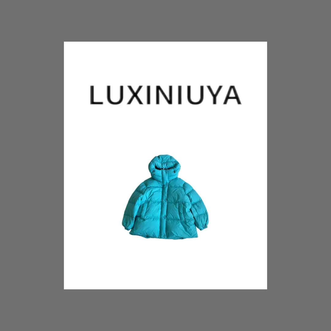 【LUXINIUYA】连帽羽绒服 2024冬季新款 保暖百搭设计感#CX2379