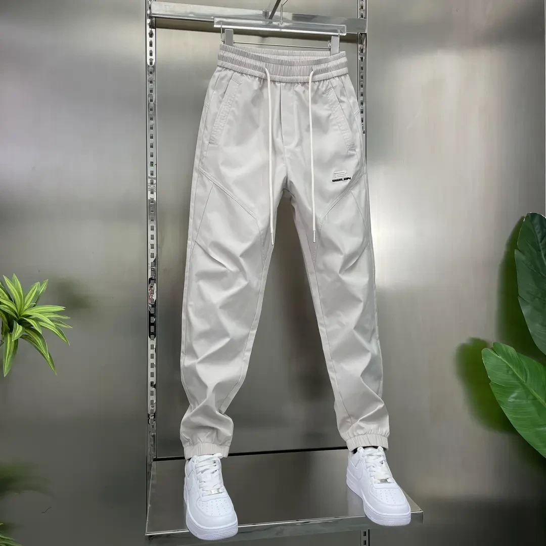 2025夏款运动休闲裤时尚户外百搭潮流舒适宽松潮牌凉感弹力冲锋裤