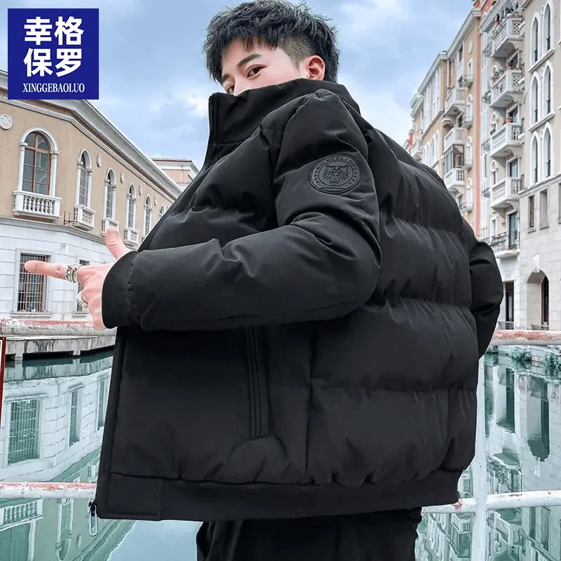 幸格保罗棉衣男士冬季潮流宽松百搭棉服保暖棉袄立领时尚加厚外套