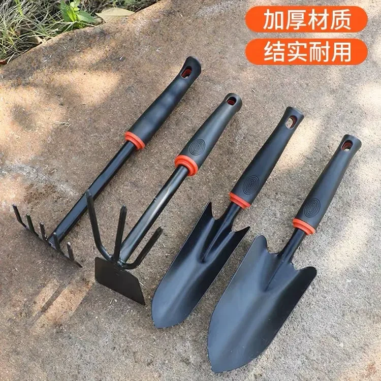 养花户外铲土铁锹耙子锄头除草赶海园艺小铲子家农用种花铁铲铁锹