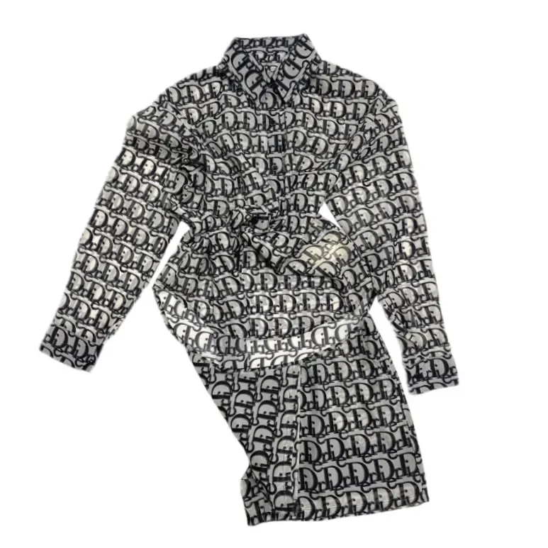 夏季街头时尚百搭满印气质套装7638 7639