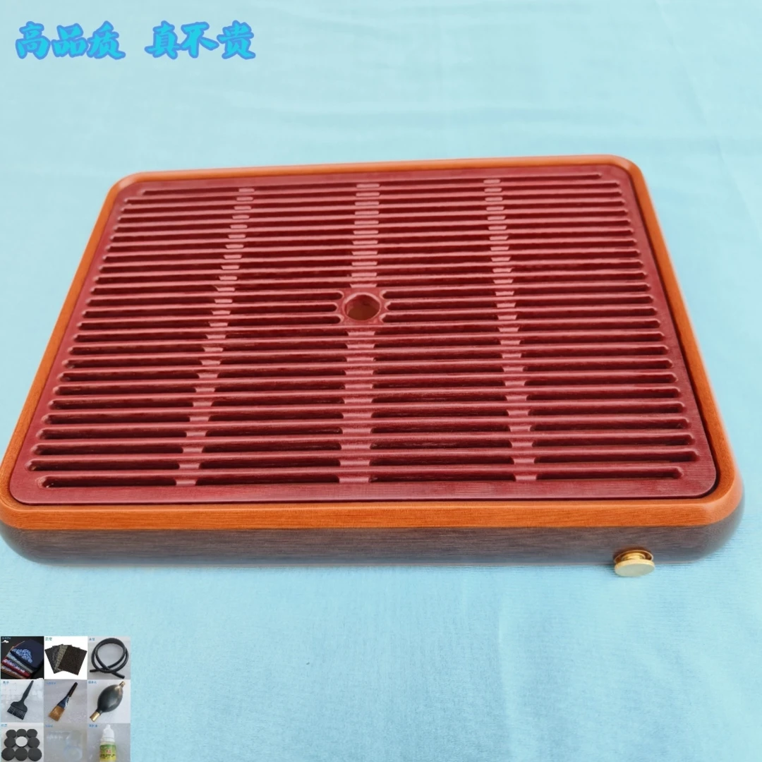 新款纯电木茶盘双拼色干泡款干湿两用一体茶具茶海