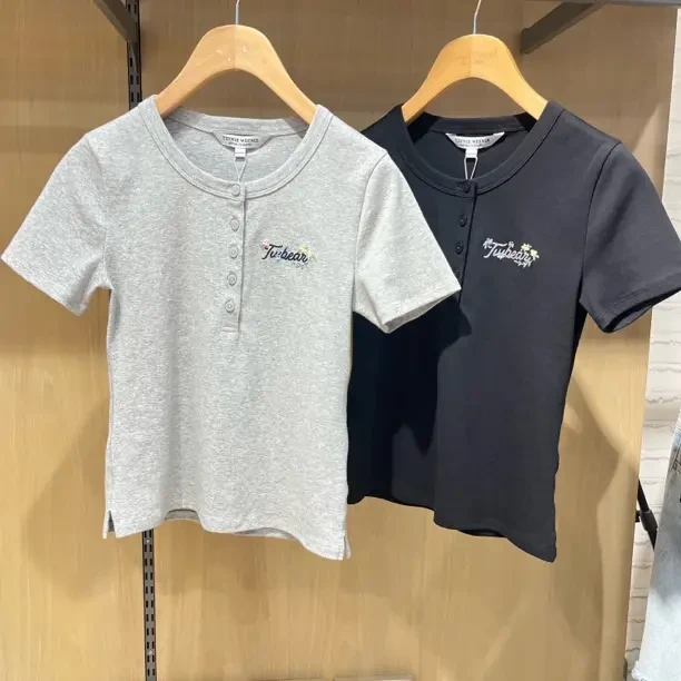 Teenieweenie 小个子正肩显瘦百搭短袖TTRA25M511Z