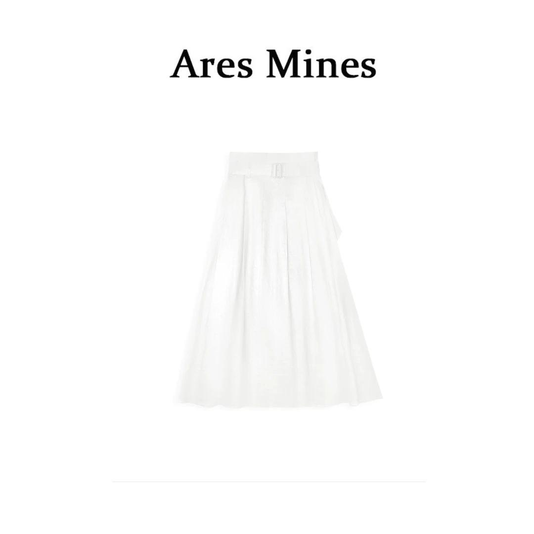 【盛朗熙Ares Mines】美学工艺 小众感设计高腰显瘦半身裙