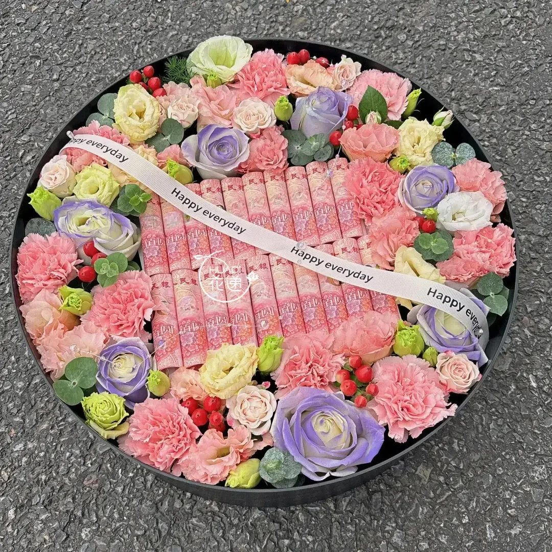 有钱花花束鲜花订购小时达的同城配送创意生日花定制附近花店团购