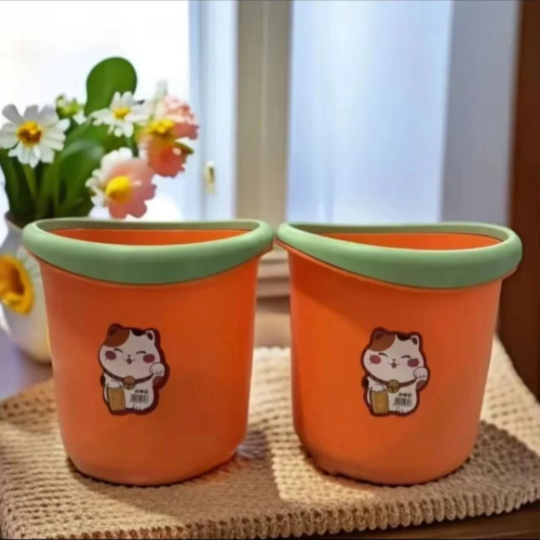 拍一发二超大号垃圾桶招财猫可爱垃圾桶压圈儿童宿舍家用垃圾桶