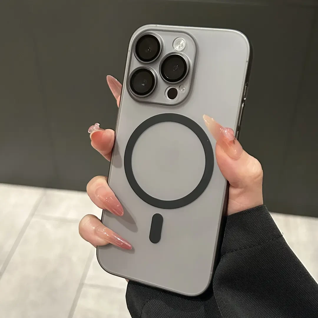 高级磨砂磁吸适用苹果16手机壳iPhone15promax全包镜头膜14/13/12