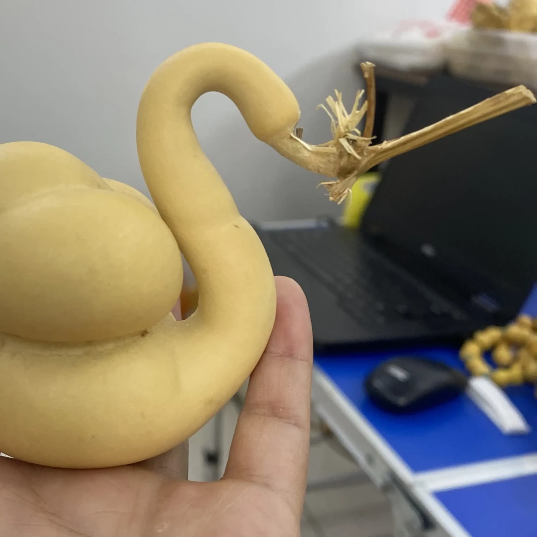 文玩手把件带龙头可盘玩的福禄葫芦