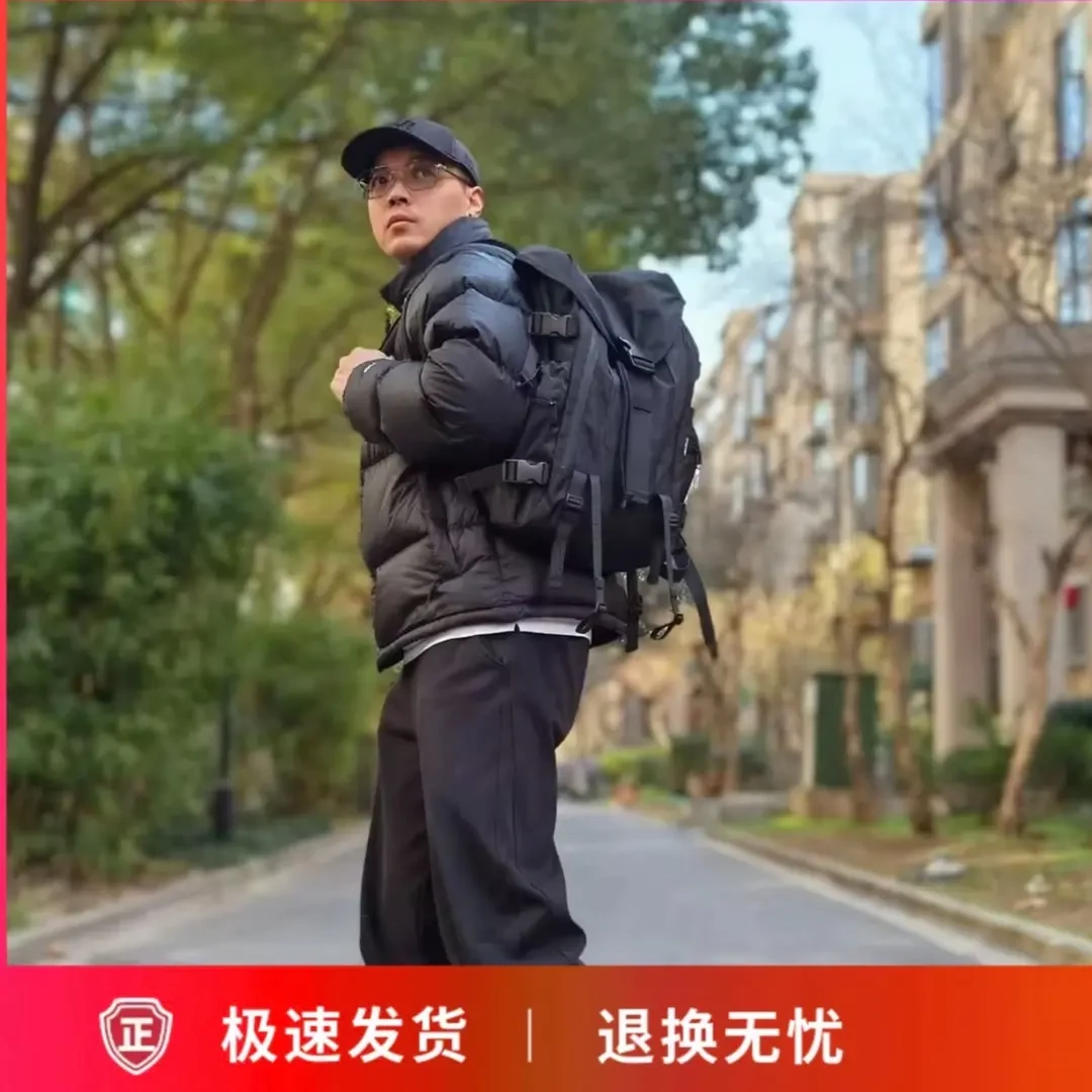 2025经典百搭刺绣户外男女同款保暖羽绒服防风外套
