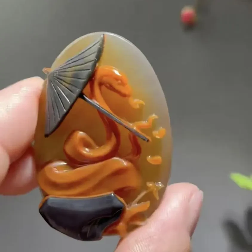 天然玛瑙原石吊坠毛衣链项链挂件男女通用