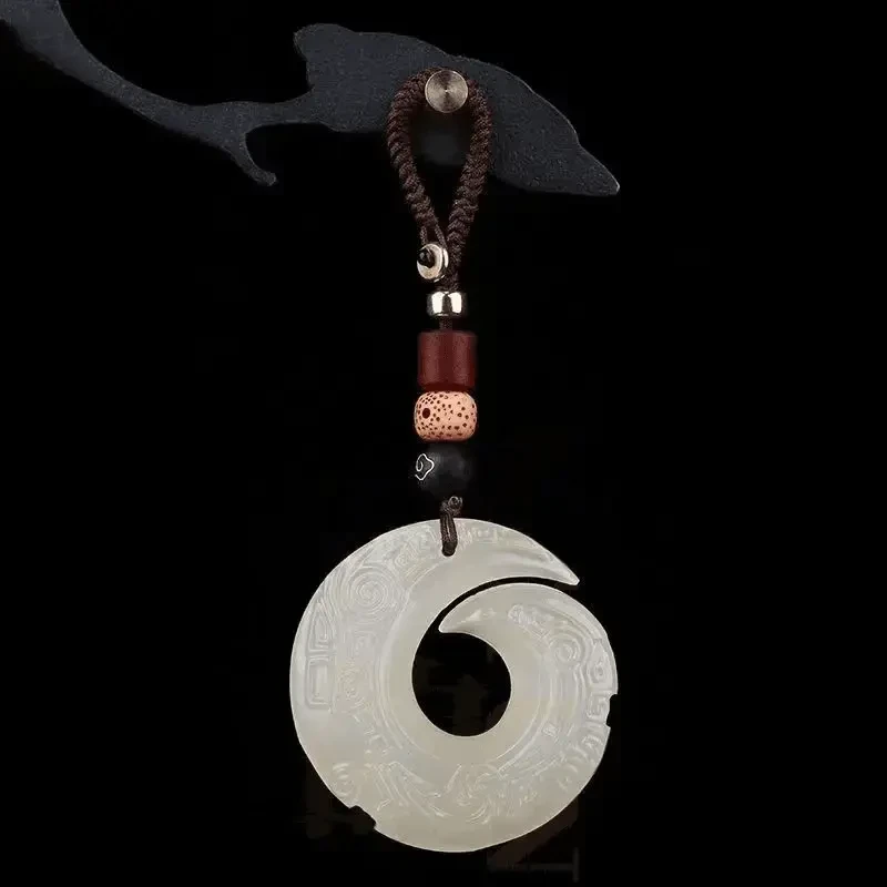 【老师推荐】普陀时来运转平安扣福运长青招財钥匙扣驾车用品祥云绳