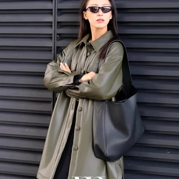 mithworld环保蛋白皮衬衫外套