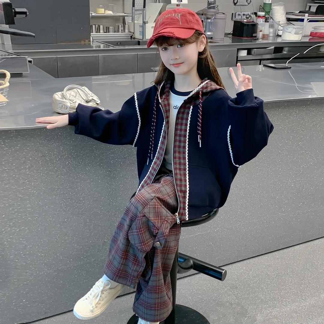 女童套装春秋款2025新款儿童网红洋气时髦休闲两件套女孩春秋款潮