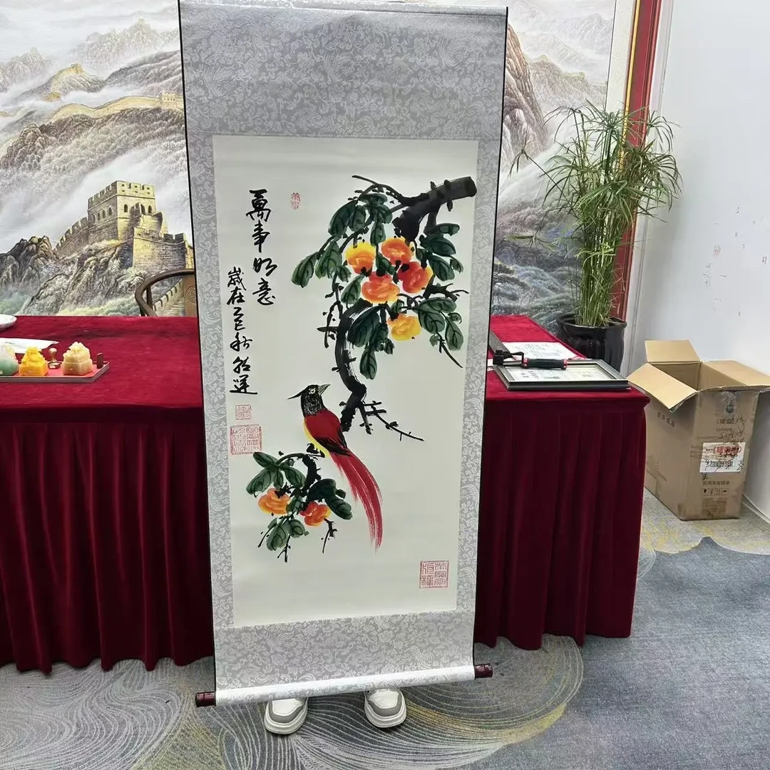 李朝云-万事如意-国画