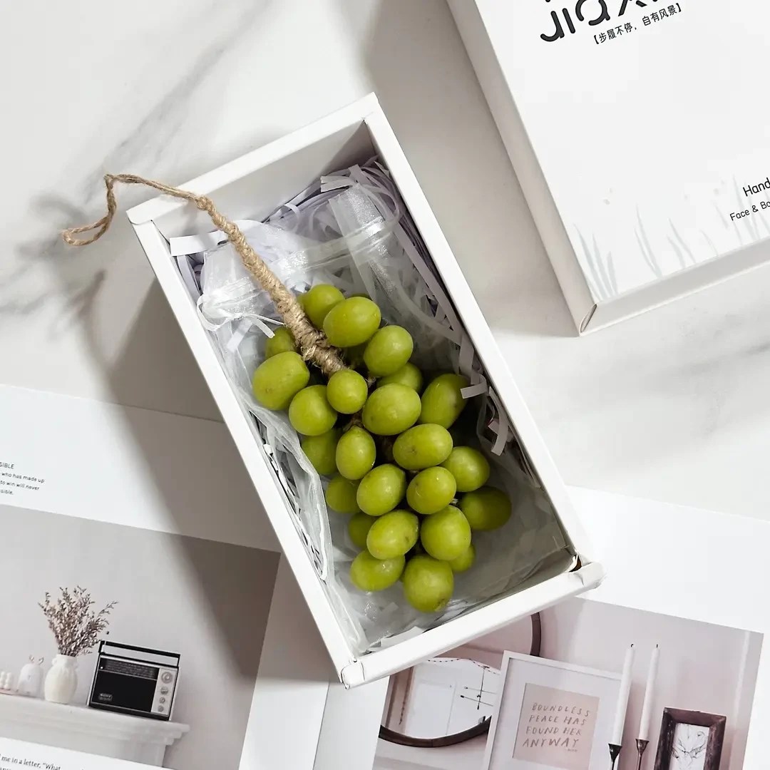 【重生】阳光青提仿真葡萄串手工皂旅游必备摆件巨峰配件礼盒套装