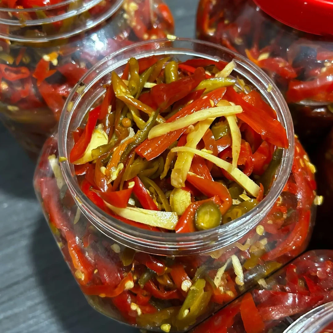 二凤农家手工自制酸辣椒椒剁椒酱下饭菜