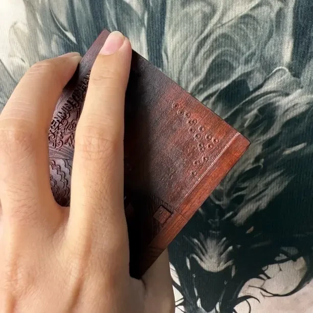 紫檀木一个人特别款1.2厚手把件摆件