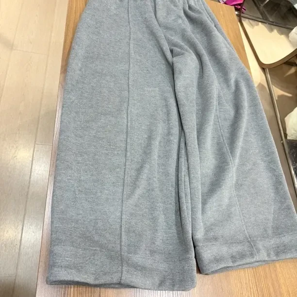 斜纹混纺加绒加厚冬季保暖立体裁剪宽松廓形情侣休闲长裤