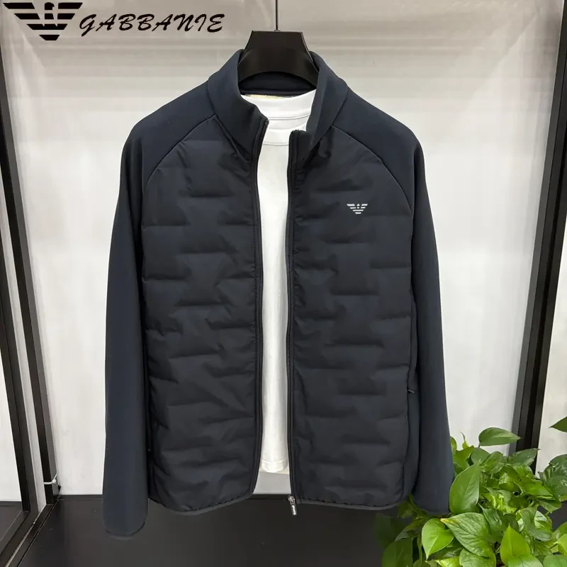 【六哥专属】男士绵羊毛填充秋冬立领棉服时尚休闲百搭薄棉袄外套