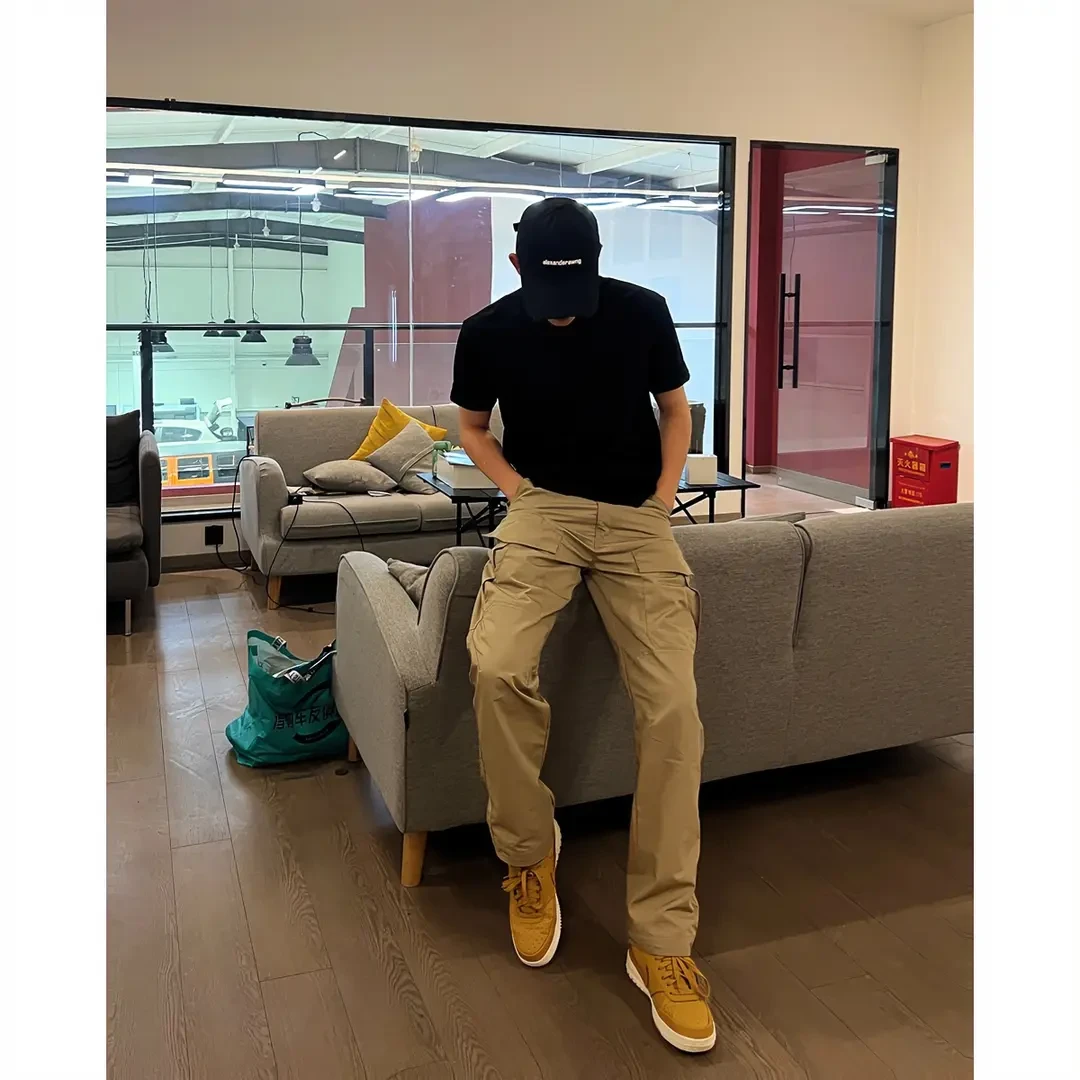 百搭美式复古工装裤3D剪裁工艺防水百搭直筒休闲裤舒适户外四季裤