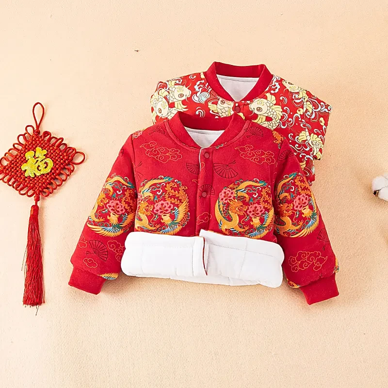 秋冬季儿童棉衣纯棉花学生保暖上衣校服神器内搭宝宝加厚棉袄外穿