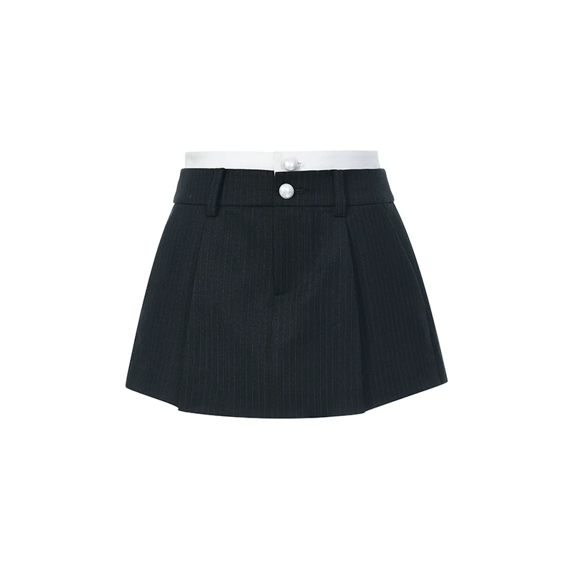 LeFame/拉飞姆【商场同款新品】2025年春双腰头短裙裤