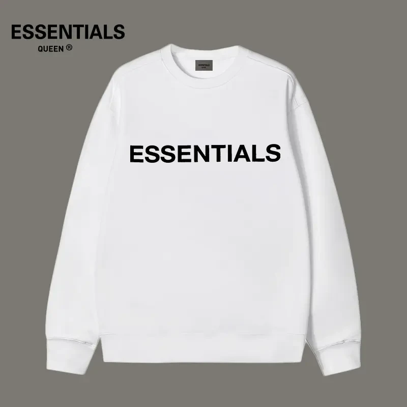 ESSENTIALSQUEEN正品潮牌宽松秋冬男女运动情侣2025新款圆领卫衣