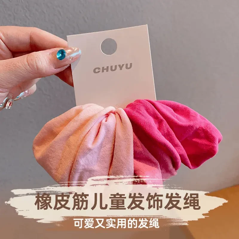 儿童加宽发绳高弹力不伤发橡皮筋小女孩扎头发头绳【发圈组合装】